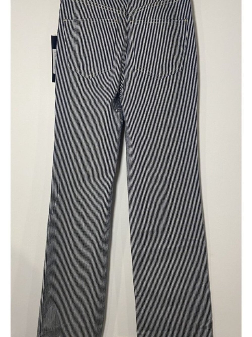 NWT Veronica Beard Jeans Crosbie High Rise Wide Leg Solstice Stripe 25 New - Picture 6 of 8
